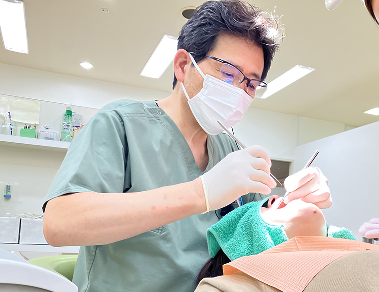 横浜市港北区の歯医者、トレッサファミリー歯科でむし歯治療